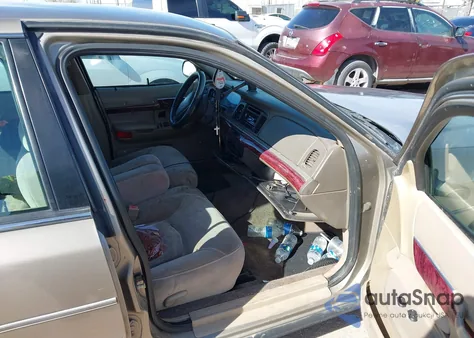 2001 Mercury Grand Marquis Gs from USA, damaged, VIN 2MEFM74W51X651759